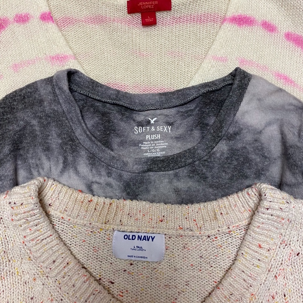 Large long sleeve shirt bundle.
